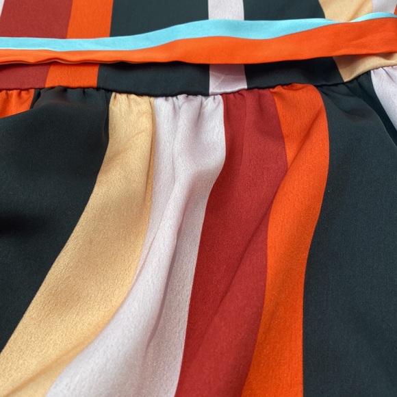 Bar III Multi - Color Striped Wrap Dress.  XS, S, M, L, XL - Picture 16 of 16